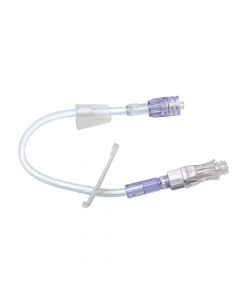 CARESITE® Micro 8" Standard Bore Extension Set with STEADYCare™ Wedge, 1.0 mL