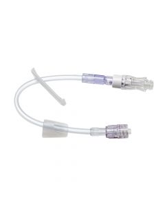 CARESITE® Micro 8" Standard Bore Extension Set with STEADYCare™ Wedge, SPIN-LOCK® connector, 1.0 mL