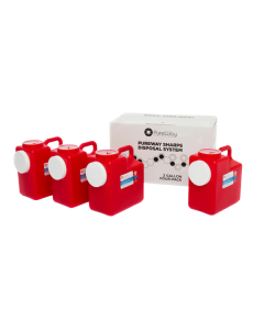 Sharps Container Disposal System, 2 Gallon