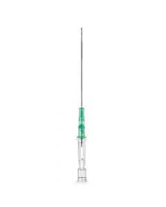 Introcan Safety® 2 Deep Access IV Catheter 18 G x 64 mm, PUR, Straight, Multi-Access Blood Control