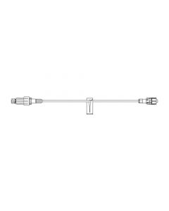 CARESITE® Needleless Connector, Small Bore Extension Set, 8"