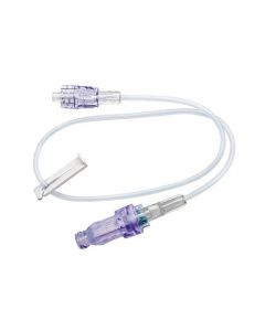 CARESITE® Needleless Connector, Small Bore Extension Set, 14"
