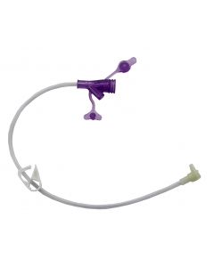 MiniONE Feeding Set, RA, 12w/PurY-Port