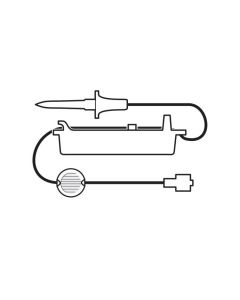 Cadd Admin Set, 108", .2 micron filter, Anti-Siphon Valve, Universal Spike