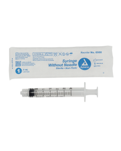 3 cc Luer Lock Syringe without Needle