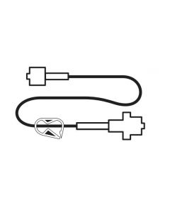CADD Extension Set, 45", Anti-Siphon Valve