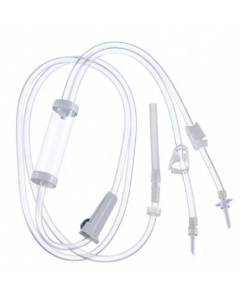 2 Line Irrigation Set with Flexible Irrigation Bag, 10/Cs
