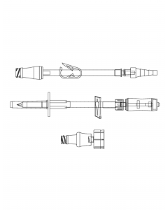 ChemoLock™ Oncology Kit, 21" Extension Set, Graduated Connector