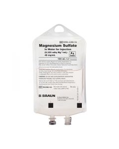 Magnesium Sulfate in Water for Injection, 4 g/100 mL