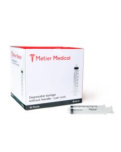 Empty Syringe with Luer Lock, 30 mL