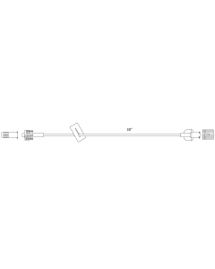 30" Microbore Extension Set