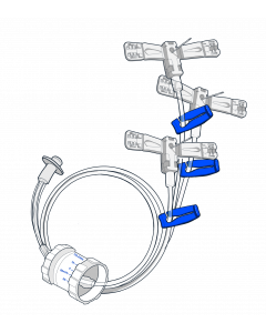 OneSett™ Subcutaneous Administration Set, 6 mm, Three-Needle Set