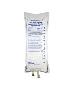 10% Dextrose and 0.45% Sodium Chloride Injection USP, 1000 mL