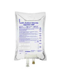 0.45% Sodium Chloride Injection USP, 500 mL