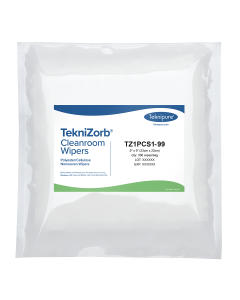 TekniZorb® Polyester/Cellulose Nonwoven Cleanroom Wipers, 9″x9″