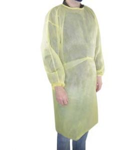Yellow Isolation Gown, Level 1, L