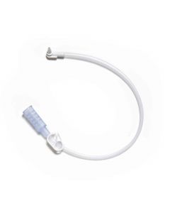 Mic-Key Bolus Extension Set with Catheter Tip, Secur-lok Right Angle Connector and Clamp, 24"