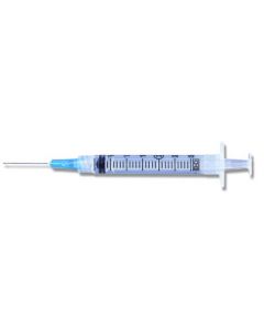 Luer-lok Syringe and Needle, 3mL, 22 g x 1.5"