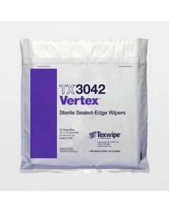 Vertex Dry Cleanroom Wipers, Sterile, 12" x 12"