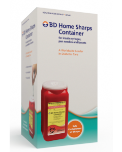 BD Home Sharps Container, 1.4qt
