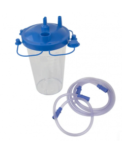 Disposable Suction Canister with Tubing Kit, 1200cc