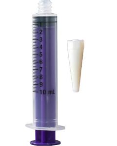 EnFit Tip Syringe with Transition Connector, 10mL