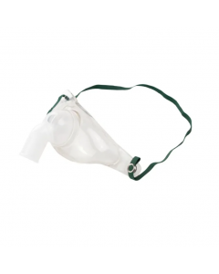 Tracheostomy Mask with Swivel Connector, One Side Snap, Adult