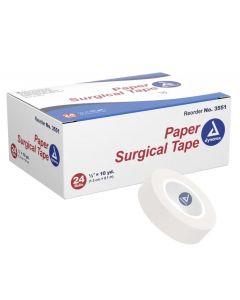 Paper Surgical Tape, 1/2" x 10 yds