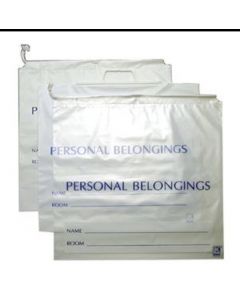 Personal Belonging Bag, Opaque. 20" x 20" x 3"