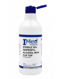 IMed Sterile 70% Isopropyl Alcohol With Flip-Top, 16oz
