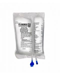 CLINIMIX E 8/10 sulfite-free (8% Amino Acid with Electrolytes in 10% Dextrose with Calcium) Injection, 1000 mL in CLARITY Dual Chamber Container