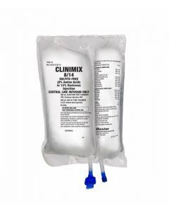 CLINIMIX 8/14 sulfite-free (8% Amino Acid in 14% Dextrose) Injection, 1000 mL in CLARITY Dual Chamber Container.