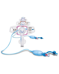 BLUselect Uncuffed Tracheostomy Tube Kits with Disconnection Wedge, 6.0mm