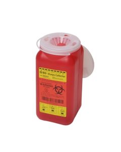 Multi-Use One-Piece Sharps Collector, 1.4 Quart, Red