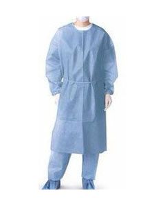 Versa Chemo Gown, Blue, Large