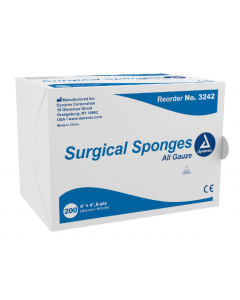 Gauze Sponge, Non-sterile, 8 Ply, 4" x 4"