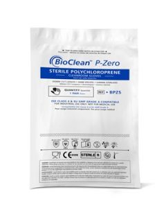 BioClean P-Zero Gloves, Sterile, S