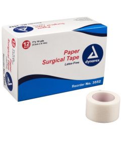Tape, Surgical, Paper, 1x10 Yds - 12/bx