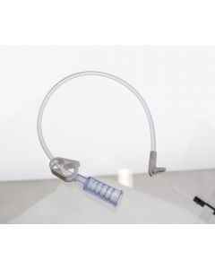 Mic-Key Bolus Extension Set with Catheter Tip, Secur-Lok Right Angle Connector and Clamp, 12"