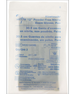 Aloetouch Nitrile Exam Glove, Sterile, S