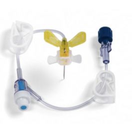 MiniLoc Safety Winged Infusion Set without Y-Injection Site, 22g x 1.5