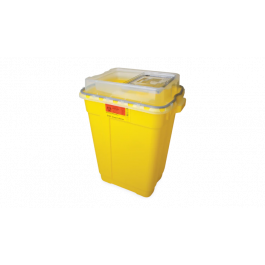 Chemotherapy Sharps Collector, 19 Gallon, Yellow