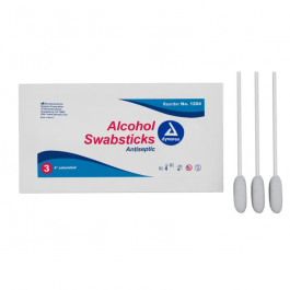 Alcohol Swabstick, 3 per Packet, 4