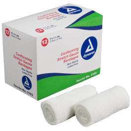 Stretch Gauze Bandage Roll, 3
