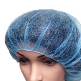 Polypropylene Bouffant Caps, Blue, 28