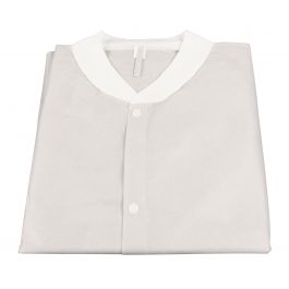 White Lab Coat without Pockets, M