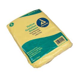 Isolation Gown Fluid Resistant - Yellow, Universal