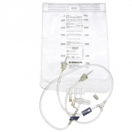 EVA Gravity Mixing Container, 2-lead Vented Transfer Set, 3000 mL