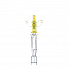 Introcan Safety® IV Catheter 24 Ga. x 0.55 in., PUR, Winged, Notched