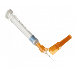 Pro-Vent Plus™ 3 mL Syringe, 23G x 1” Pre-Attached Needle, 22G x 1.5” Secondary Needle